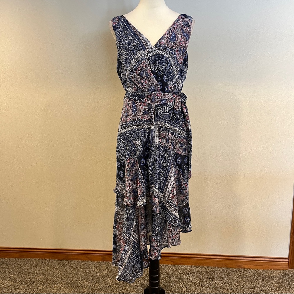 Tommy Hilfiger Paisley‎ Print Sleeveless Dress size 10